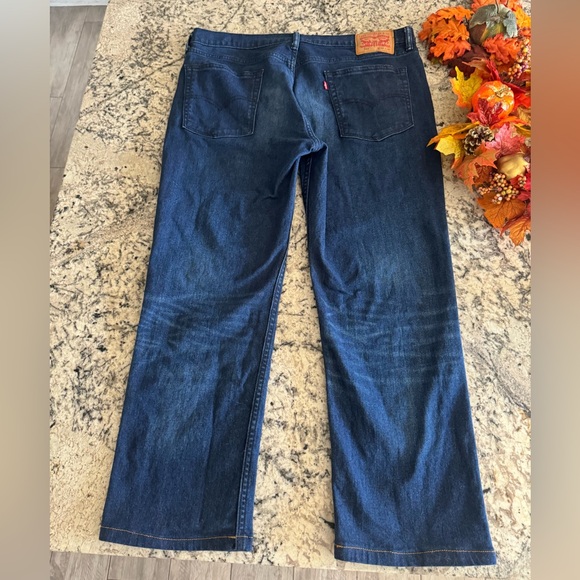 Vintage Levi’s 514 Men’s 36x26 InseamLoose Straight Leg Dark Wash Denim Jeans - Picture 4 of 16